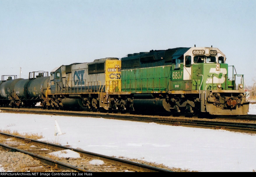 BNSF 6837 East